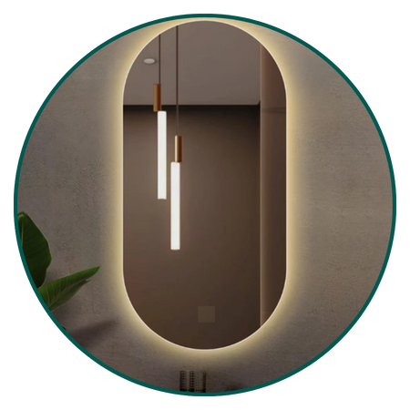 Espelho Oval LED