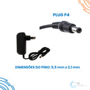 Fonte 12v 3a Estabilizada Bivolt Para Fita Led Cftv Roteador