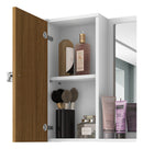 Armario Banheiro Com Espelho Compacto Elegante E Funcional