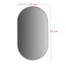 Espelho Oval LED